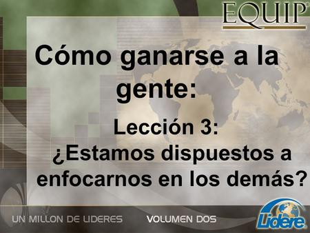 enfocarnos en los demás?