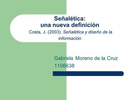 Gabriela Moreno de la Cruz