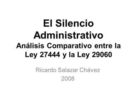 Ricardo Salazar Chávez 2008