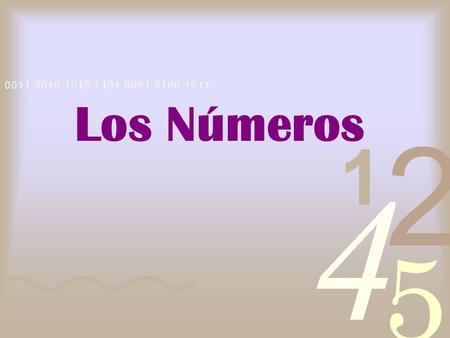 Los Números.