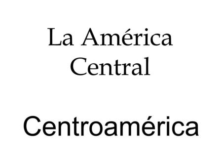 La América Central Centroamérica. Grandma Eats Honey Nut Cheerios Plain.