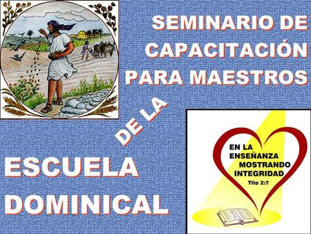 SEMINARIO DE CAPACITACIÓN PARA MAESTROS