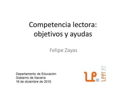 Competencia lectora: objetivos y ayudas