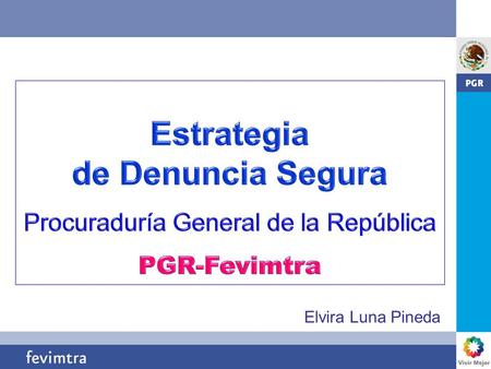 Elvira Luna Pineda. Convención de las Naciones Unidas contra la Delincuencia Organizada Trasnacional Palermo Italia, Diciembre de 2000 Protocolo para.