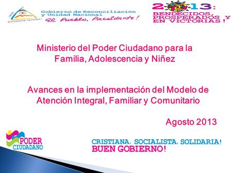Ministerio del Poder Ciudadano para la Familia, Adolescencia y Niñez