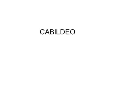 CABILDEO. INTRODUCCIÓN I. POR QUÉ REGULAR EL CABILDEO? A. EL ESCENARIO ACTUAL B. LOS RETOS II. EL ACTUAL PROYECTO A. LOS INTENTOS B. COMENTARIOS AL PROYECTO.