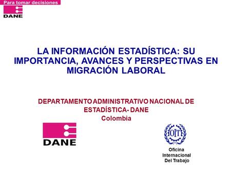 DEPARTAMENTO ADMINISTRATIVO NACIONAL DE
