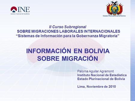 Estado Plurinacional de Bolivia