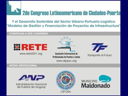29 Y 30 DE MARZO DE 2005.  AuspiciantesAuspiciantes  Programa y ContenidosPrograma y Contenidos  Material de la Asociación Internacional de Profesionales.