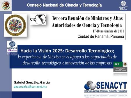 Consejo Nacional de Ciencia y Tecnología
