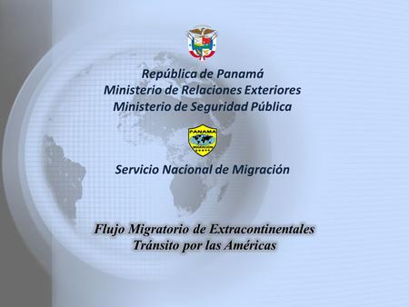 Flujo Migratorio de Extracontinentales Tránsito por las Américas