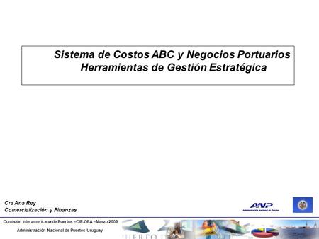 Sistema de Costos ABC y Negocios Portuarios