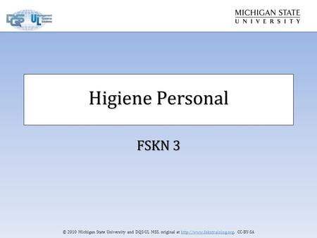 Higiene Personal FSKN 3.