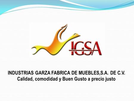 INDUSTRIAS GARZA FABRICA DE MUEBLES,S. A. DE C. V