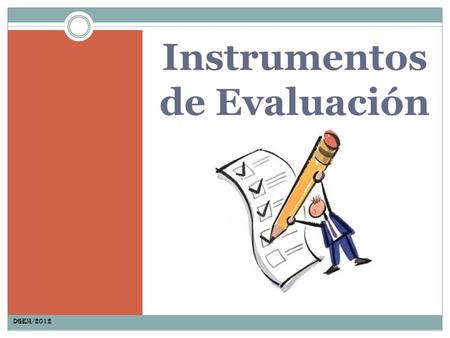 Instrumentos de Evaluación