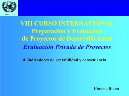 4. Indicadores de rentabilidad y conveniencia