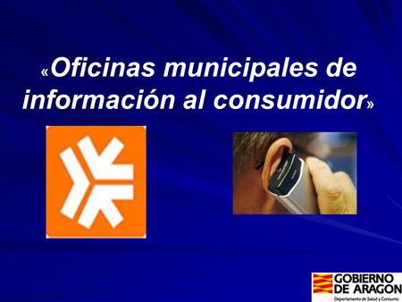 «Oficinas municipales de información al consumidor»