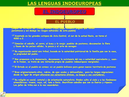 LAS LENGUAS INDOEUROPEAS