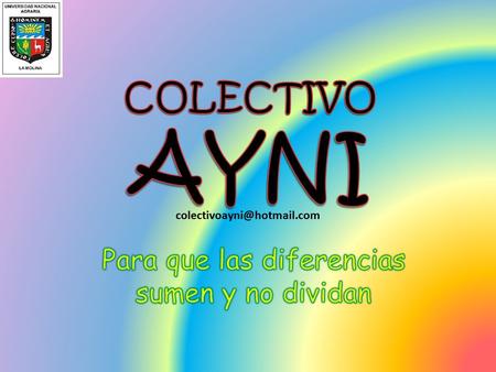 Nacimos para … Contribuir en Mejora del NIVEL DE CONCIENCIA SOCIAL AMBIENTAL la temática.