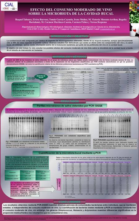 Los resultados obtenidos mediante PCR-DGGE muestran diversos patrones de comunidades bacterianas entre individuos, que se mantienen estables e independientes.