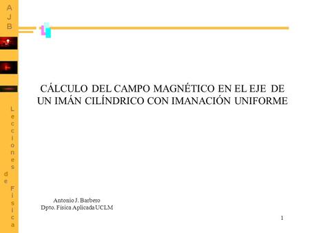 Dpto. Física Aplicada UCLM