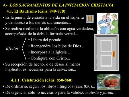 4.-  LOS SACRAMENTOS DE LA INICIACIÓN CRISTIANA