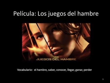 Película: Los juegos del hambre