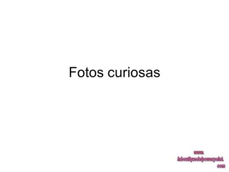Fotos curiosas. Mariano, ya me funciona el scanner.