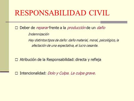 RESPONSABILIDAD CIVIL