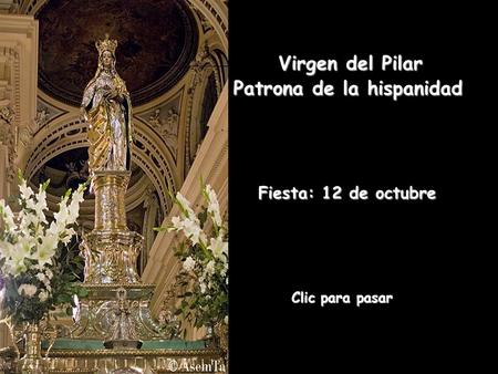 Patrona de la hispanidad