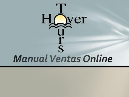 Manual Ventas Online.