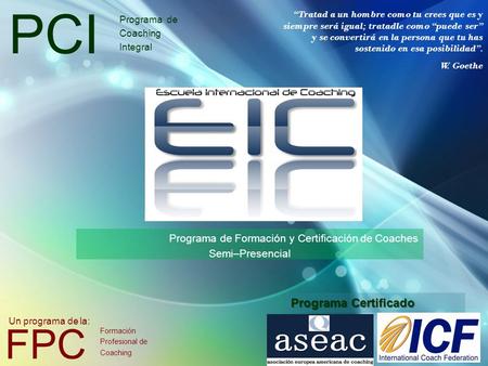 PCI FPC Programa Certificado