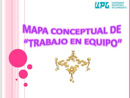 MAPA CONCEPTUAL DE “TRABAJO EN EQUIPO”.