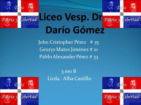 Liceo Vesp. Dr. Darío Gómez