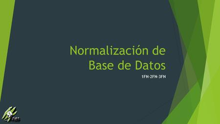 Normalización de Base de Datos