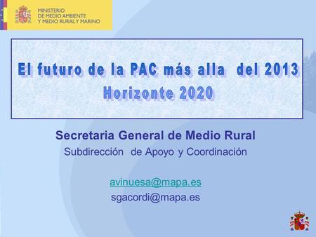 Secretaria General de Medio Rural