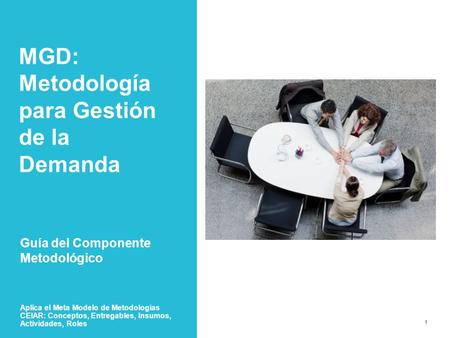 MGD: Metodología para Gestión de la Demanda