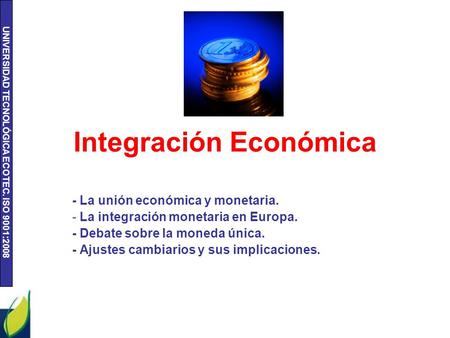 Integración Económica