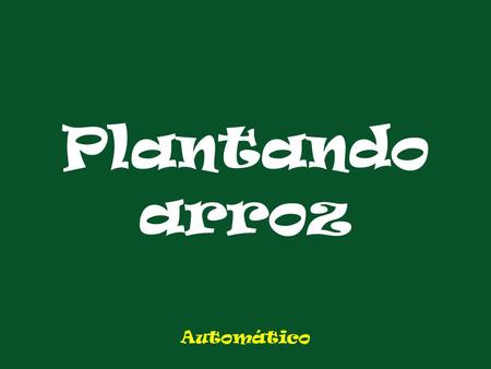 Plantando arroz Automático Esto parece una imagen normal de japoneses, en una la plantación de arroz normal. Pero a medida que avanza el tiempo, emerge.