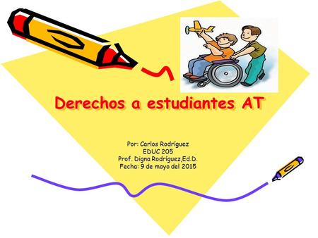 Derechos a estudiantes AT