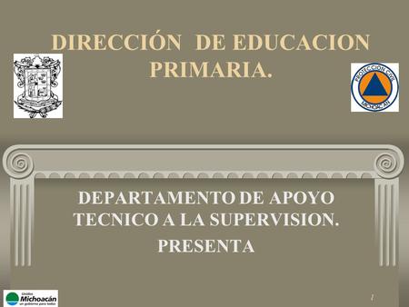 DIRECCIÓN DE EDUCACION PRIMARIA.