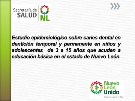 Estudio epidemiológico sobre caries dental en dentición temporal y permanente en niños y adolescentes de 3 a 15 años que acuden a educación básica en.