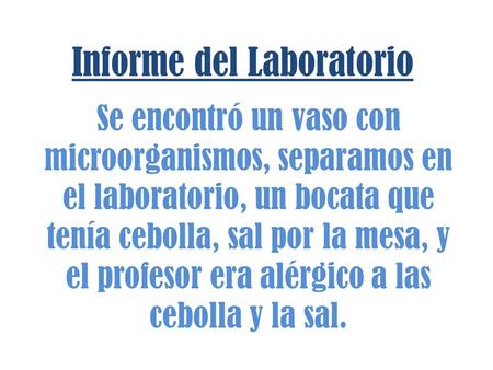 Informe del Laboratorio
