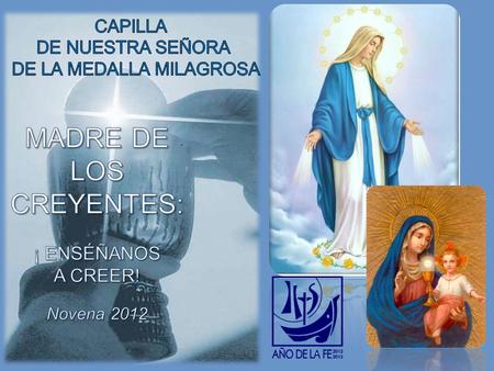 TERCER DÍA CREER ES: Ser como María, portadores de buenas noticias.