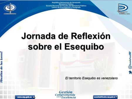 Jornada de Reflexión sobre el Esequibo