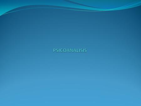 PSICOANALISIS.