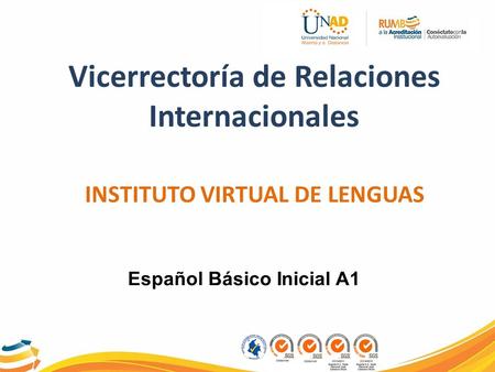 Vicerrectoría de Relaciones Internacionales