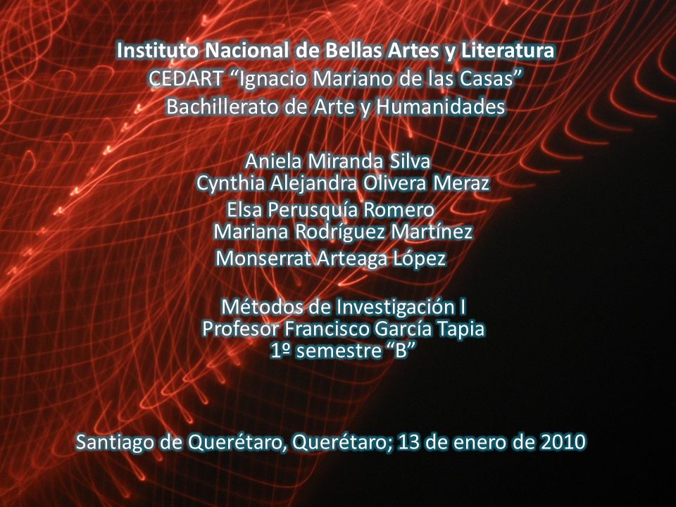 Instituto Nacional de Bellas Artes y Literatura - ppt descargar