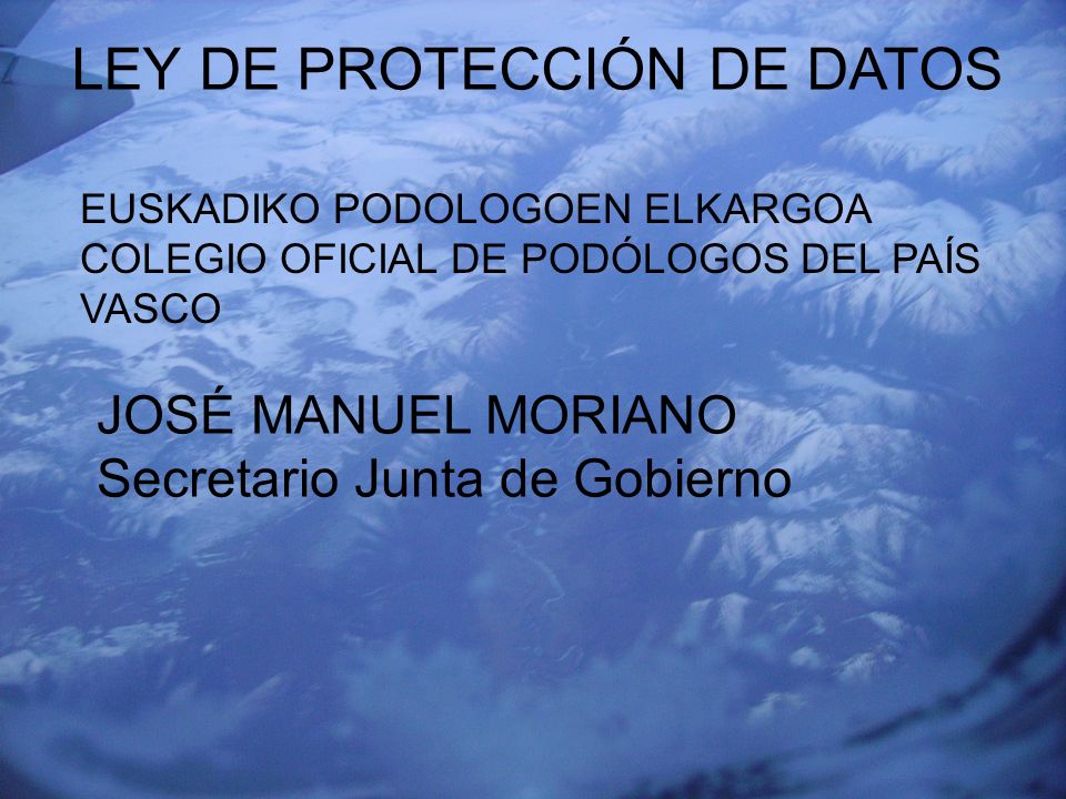LEY DE PROTECCIÓN DE DATOS - ppt descargar