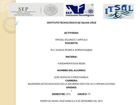 INSTITUTO TECNOLÓGICO DE SALINA CRUZ